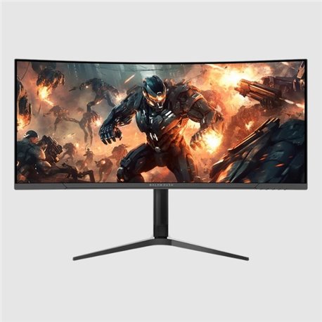 BR-940733 Monitor Balam Rush 34 Ultra Explorer MXT34P curvo negro UWQHD R1500 1MS 165Hz 2xHDMI 2xDP 3.5mm 2Bocinas Altura ajusta