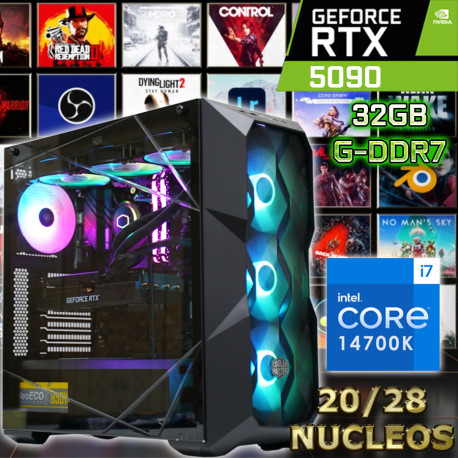 EXTREMA! PC I7-14700K NVIDIA RTX-5090 32GB GDDR7 64GB DDR5