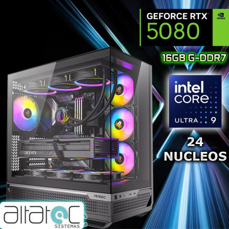 WORKSTATION CORE ULTRA 9-285K + NVIDIA RTX-5080, RAM 64GB