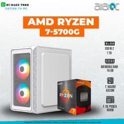 CPU GAMER RYZEN 7 5700G CON VIDEO VEGA INTEGRADO 16 GB  (2*8GB) DDR4 500 SSD