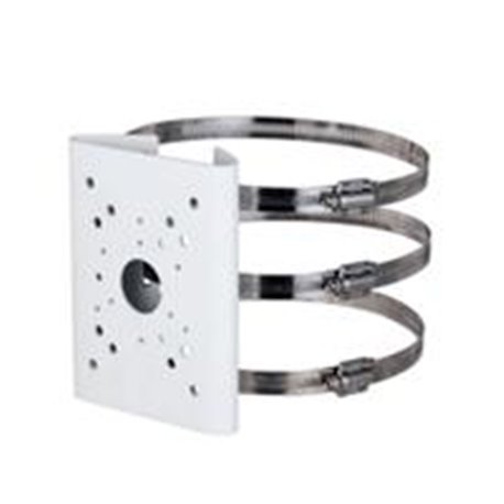 MONTAJE/ DAHUA/ DH-PFA150-T/ PARA POSTE COMPATIBLE CON CAMARAS PTZ/ COLOR BLANCO/ INSTALACION EN EXTERIORES