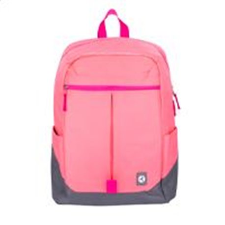 MOCHILA BACKPACK TECH ZONE RAINBOW TZLBP26-R PARA LAPTOP DE 16 ROSA