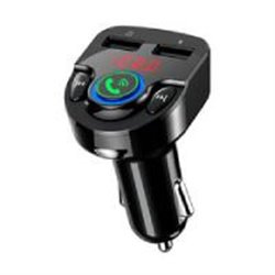 TRANSMISOR BLUETOOTH  FM 2 PUERTOS USB PERFECT CHOICE NEGRO