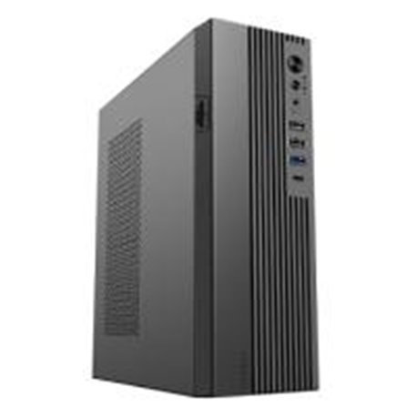 GABINETE ACTECK ONEX GS450 / MINI TORRE SLIM / MICRO ATX - MINI ITX / LECTOR SD / DOBLE POSICION / FUENTE DE PODER FLEX ATX 400 