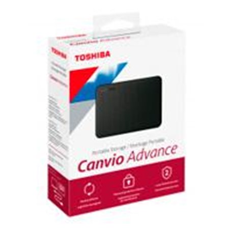 DD EXTERNO 1TB TOSHIBA CANVIO ADVANCE V10 2.5//USB 3.0//NEGRO//VELOCIDAD DE TRANSFERENCIA 5GB/S/WIN10/ MACOS V10.15 / V10.14/ V1