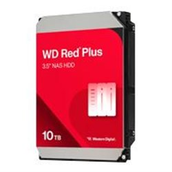 DISCO DURO INTERNO WD RED PLUS 10TB 3.5 ESCRITORIO SATA3 6GB/S 512MB 7200RPM 24X7 HOTPLUG NAS 1-8 BAHIAS WD100EFGX