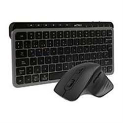KIT ACTECK CREATOR KREA MK750 / TECLADO Y MOUSE / INALAMBRICO DUAL / MULTIDISPOSITIVO / RECARGABLE / DONGLE + BT /  65% / WIN - 