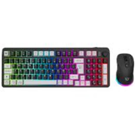 KIT GAMER BALAM RUSH SQUAD CONQUEST PRO KG525 / TECLADO Y MOUSE / DUAL / DONGLE USB - BT / ESPAÑOL / 97 TECLAS / RECARGABLE / IL