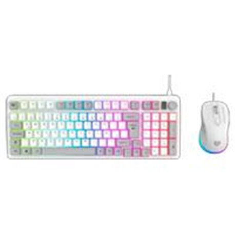 KIT GAMER BALAM RUSH SQUAD CONQUEST KG515 / TECLADO - MOUSE / ALAMBRICO / ILUMINACION RGB / ANTI-GHOSTING / MULTIMEDIA / 97 TECL