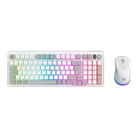 KIT GAMER BALAM RUSH SQUAD CONQUEST PRO KG525 / TECLADO Y MOUSE / DUAL / DONGLE USB - BT / ESPAÑOL / 97 TECLAS / RECARGABLE / IL