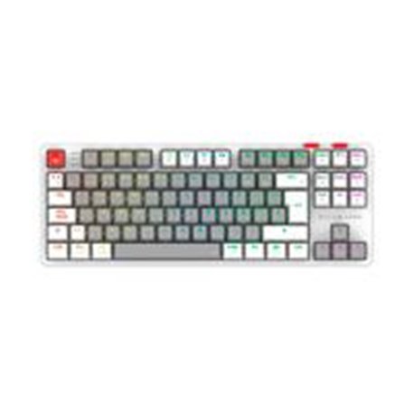 TECLADO GAMER BALAM RUSH LEVEL PRO GK990 / DUAL RECARGABLE / USB - BT - DONGLE / 5 DISPOSITIVOS / RECARGABLE / 88 TECLAS / ESPAÑ