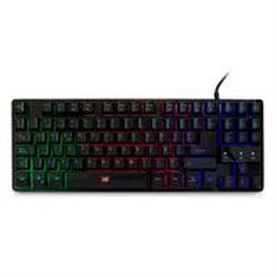 TECLADO TKL / VORAGO START THE GAME / KB-503 ALÁMBRICO TENKEYLESS, RGB RAINBOW, USB, NEGRO
