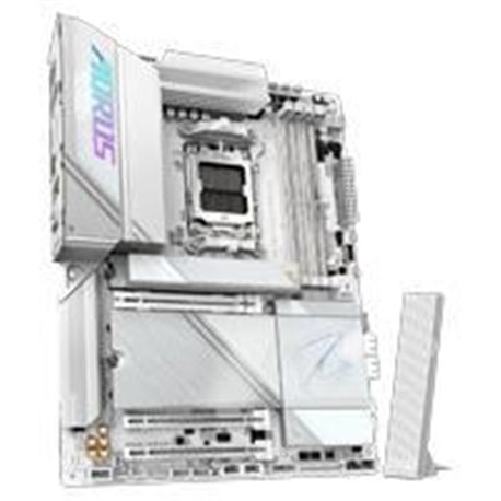 TARJETA MADRE GIGABYTE X870E AORUS PRO ICE / SOCKET AM5 / AMD X870E / DDR5 4X 8200 MT/S / WIFI7 / BT 5.3 / ATX / GAMING