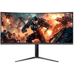 MONITOR GAMER BALAM RUSH EXTREME EARTH PLUS MGM34P / 34 PUL / CURVO / 165 HZ / TIPO HD UWQHD / PANEL VA / TECNOLOGA HDR / 1 MS /