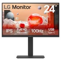 MONITOR PC LG B2B 24BA650-B FHD 24 IPS,1920X1080,100HZ,ALTAVOZ 2WX2,TR 5MS,BRILLO 250CD/M2,16:9,SRGB 99%,1300:1,KVM,HDMI,DISPLAY
