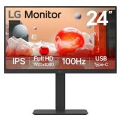 MONITOR PC LG B2B 24BA750-B FHD 24 IPS,USB-C Y RJ45,1920X1080,100HZ,16:9,BRILLO 250CD/M2,SRGB99%,TR5MS,1300:1,KVM,HDMI,DISPLAYPO