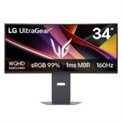 MONITOR PC LG 34G600A GAMING ULTRAGEAR CURVO WQHD 34,PANEL VA,3440X1440,160HZ,TR 1MS(MBR),ASP 21:9,BRILLO 300CD/M2,CONTR 4000:1,