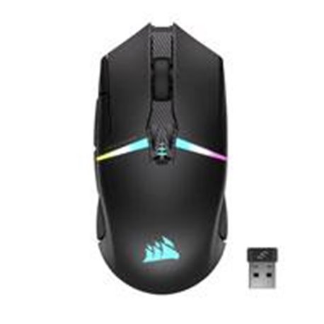 MOUSE CORSAIR NIGHTSABRE / GAMING / INALAMBRICO / RGB / LED / OPTICO / COLOR NEGRO / 26,000 DPI / COLOR NEGRO / GAMING / (CH-931