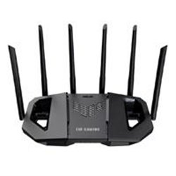 ROUTER ASUS TUF-BE6500 /688-5764MBPS /2.4 Y 5GHZ /1X WAN /3X LAN /6X ANTENAS EXT /WIFI 7 /MU-MIMO /OFDMA /AIMESH /GAMING