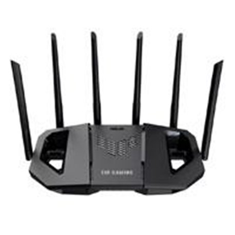 ROUTER ASUS TUF-BE6500 /688-5764MBPS /2.4 Y 5GHZ /1X WAN /3X LAN /6X ANTENAS EXT /WIFI 7 /MU-MIMO /OFDMA /AIMESH /GAMING