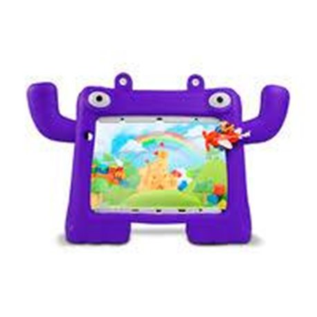 TABLET / VORAGO / PAD-8 KIDS, ANDROID 13 QUADCORE 4GB 64GB DUALCAM WIFI BT GMS FUNDA ANTIGOLPES MORADO