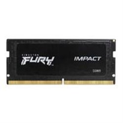 MEMORIA RAM KINGSTON SODIMM DDR5 8GB 4800MT/S FURY IMPACT BLACK CL38 262PIN 1.1V C/DIFUSOR DE CALOR P/LAPTOP KF548S38IB-8