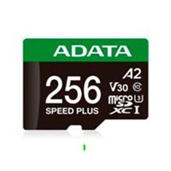 MEMORIA ADATA MICROSDXC SPEED PLUS 256GB CL10 CON ADAPTADOR (UD256GUI3V30A2SP-RA1)