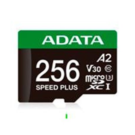 MEMORIA ADATA MICROSDXC SPEED PLUS 256GB CL10 CON ADAPTADOR (UD256GUI3V30A2SP-RA1)