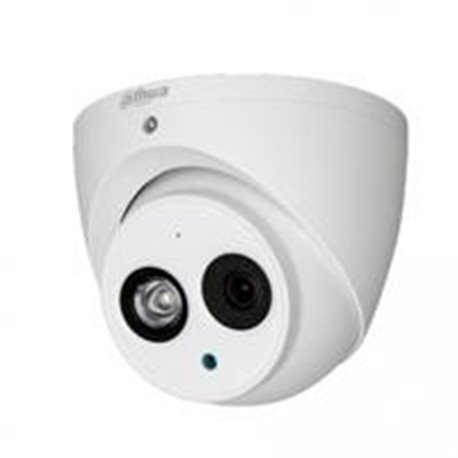 CAMARA DOMO DAHUA HDCVI 4 MEGAPIXELES / 2560X1440 / AUDIO INTEGRADO / LENTE 3.6 MM / IR 50 MTS / IP67 / MENU OSD / METALICA/