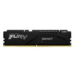 MEMORIA RAM KINGSTON DIMM DDR5 32GB 6400MT/S FURY BEAST BLACK EXPO CL32 288PIN 1.4V C/DISIPADOR DE CALOR P/PC/GAMER/ALTO RENDIMI