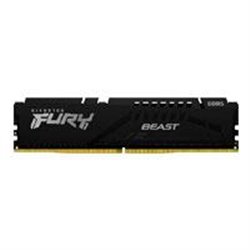 MEMORIA RAM KINGSTON DIMM DDR5 16GB 6400MT/S FURY BEAST BLACK EXPO CL32 288PIN 1.4V C/DISIPADOR DE CALOR P/PC/GAMER/ALTO RENDIMI