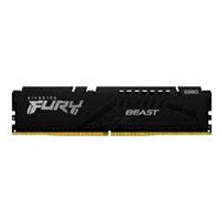 MEMORIA RAM KINGSTON DIMM DDR5 16GB 6400MT/S FURY BEAST BLACK EXPO CL32 288PIN 1.4V C/DISIPADOR DE CALOR P/PC/GAMER/ALTO RENDIMI
