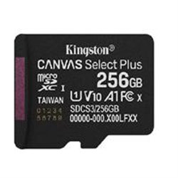 MEMORIA FLASH MICRO SD KINGSTON SDXC CANVAS SELECT PLUS 256GB 150MB/S UHS-I U1 V10 SIN/ADAPTADOR (SDCS3/256GBSP)