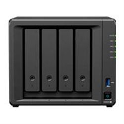 NAS SYNOLOGY DS925+ /4 BAHIAS NUCLEO CUADRUPLE 2.2 GHZ/ HASTA 80 TB, 4GB DDR4 AMPLIABLE HASTA 32GB/ 2 PTOS LAN 2.5GBE/USB 3.2 X 