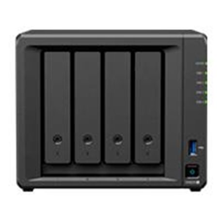 NAS SYNOLOGY DS925+ /4 BAHIAS NUCLEO CUADRUPLE 2.2 GHZ/ HASTA 80 TB, 4GB DDR4 AMPLIABLE HASTA 32GB/ 2 PTOS LAN 2.5GBE/USB 3.2 X 
