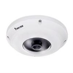 CAMARA IP FISHEYE PARA EXTERIOR / 5 MP / VISION HEMISFERICA 360° / H.265 / AUDIO / POE / WDR PRO / ANTIVANDALICA