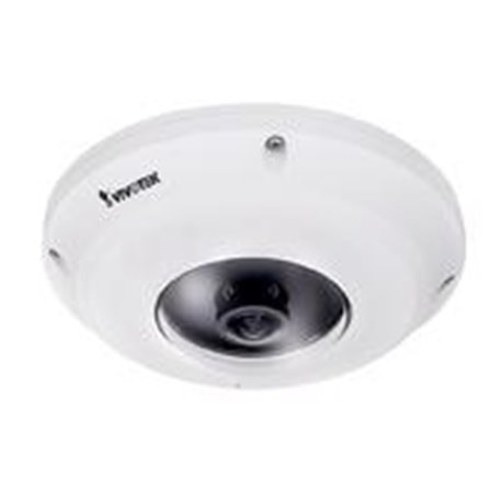 CAMARA IP FISHEYE PARA EXTERIOR / 5 MP / VISION HEMISFERICA 360° / H.265 / AUDIO / POE / WDR PRO / ANTIVANDALICA