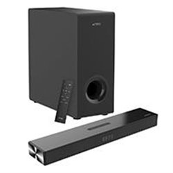 BARRA DE SONIDO ACTECK DYNAMIC THIN BS600 / 3 BOOCINAS + SUBWOOFER / SONIDO ESTEREO 2.1 / 60 W / 80 DB / 3.5 MM - USB - HDMI - O