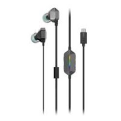 AUDIFONOS LENOVO LEGION E510 7.1 SURROUND SOUND / ALAMBRICOS / INTRA AUDITIVOS / GAMING / USB TIPO C / COLOR GRIS