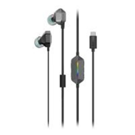 AUDIFONOS LENOVO LEGION E510 7.1 SURROUND SOUND / ALAMBRICOS / INTRA AUDITIVOS / GAMING / USB TIPO C / COLOR GRIS