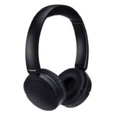 AUDIFONOS BLUETOOTH TIPO DIADEMA (ON-EAR) PANASONIC RB-HF630BE-K, COLOR NEGRO, FUNCION MANOS LIBRES/MICROFONO, 72 HORAS BATERIA,
