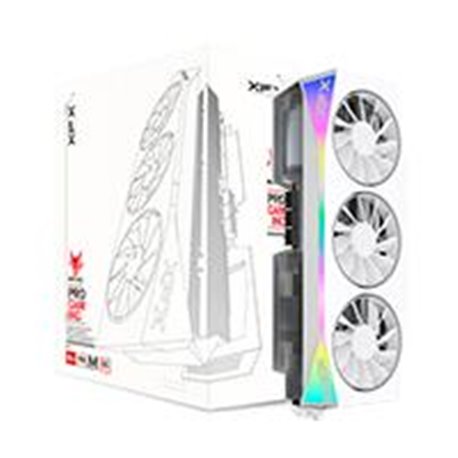 TARJETA DE VIDEO XFX MERCURY RX 9070 XT MAGNETIC AIR WHITE/ RGB/16GB/ GDDR6/ PCIE 5.0/256 BIT/GAMA ALTA