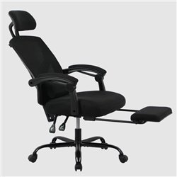 Silla Gamer Balam Rush Bolt Nou G Azender Negro Tela de Nylon Transpirable Incluye Reposapiés Acojinado
