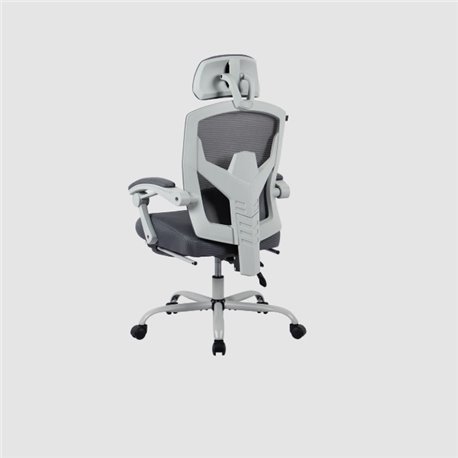 Silla Gamer Balam Rush Bolt Nou G Azender Gris Tela de Nylon Transpirable Incluye Reposapiés Acojinado