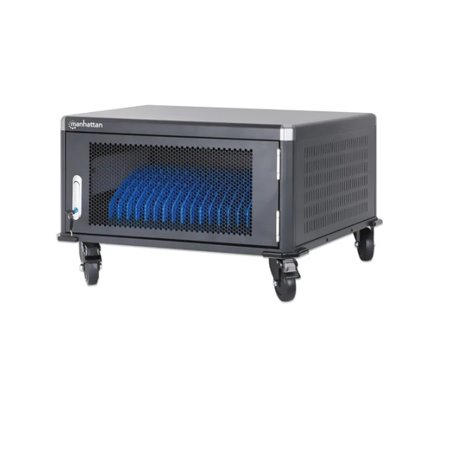 Estacion de carga Manhattan Gabinete con 20 contactos de CA para laptops de hasta 15.6 Pulg y otros dispositivos con cerradura p