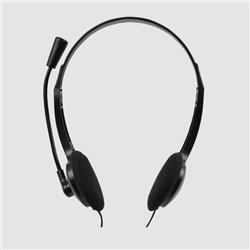 Audifono Easy line ON-EAR 1conector 3.5mm TRSS modelo EL-994787 color Negro