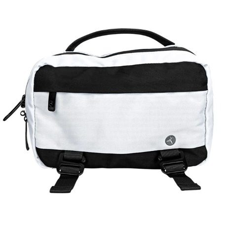 Bolsa Cangurera Techzone SMARTBAG Gris c/Negro 23x15x8cm Exterior y Forro 100% poliéster 4 Bolsas Internas 1 Bolsa Malla 2 Bolsa