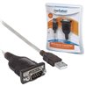 CONVERTIDOR MANHATTAN USB A SERIAL DB9M 45CM 256KBPS