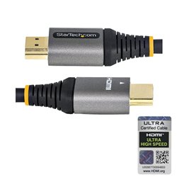 Cable Startech HDMI 2.1 Certificado de Ultra Alta Velocidad 48Gbps 8K 60Hz/4K 120Hz/HDR10+ - eARC-Cubrimiento de TPE de 50cm Mod