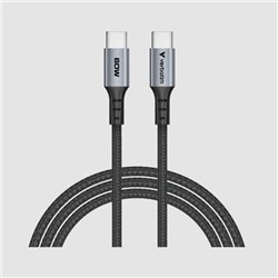 Cable de sincronizacion Verbatim carga USB-C 60W modelo VB31845 color Negro de 120 cm